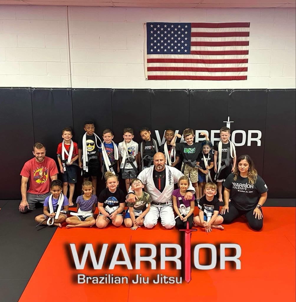 Future Warriors kids BJJ program for ages 4 to 7 at Warrior Brazilian Jiu-Jitsu Academy Kennesaw GA