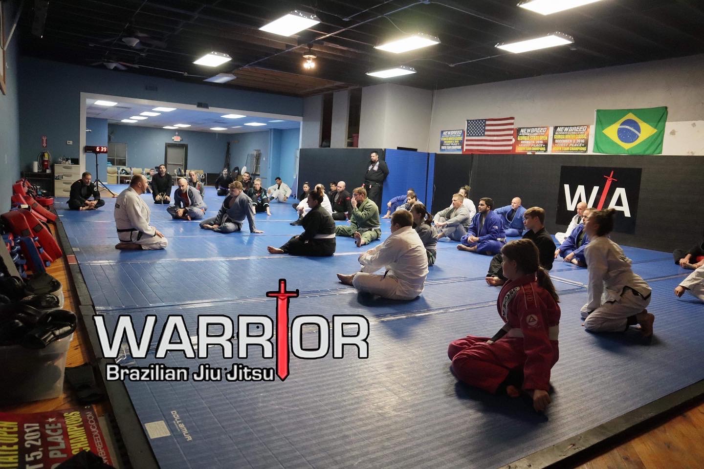 Warrior BJJ Academy team and students
