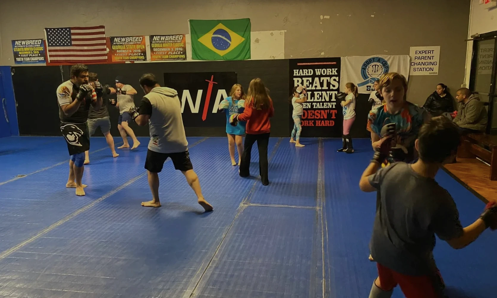 MMA and striking program training at Warrior BJJ Academy Kennesaw